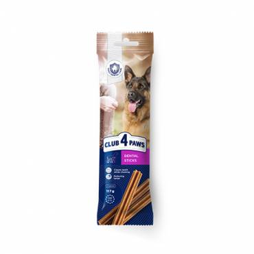 CLUB 4 PAWS PREMIUM DENTAL STICKS. COMPLEMENTARY PET FOOD FOR ADULT DOGS